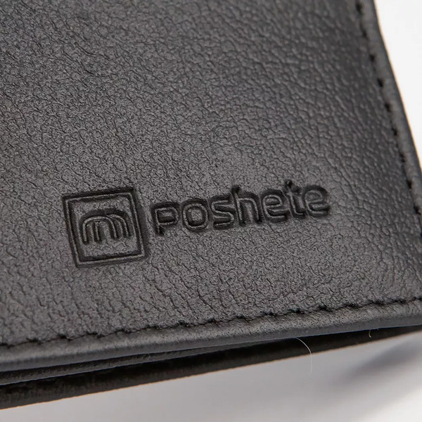 Портмоне Poshete 681-PR3V1-ORF-BLK