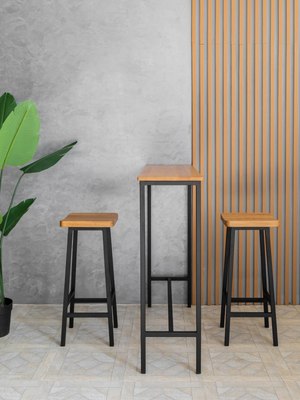 Табурет барный Stal-Massiv HALLS-М78