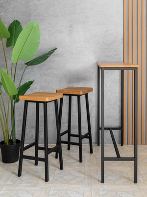 Табурет барный Stal-Massiv HALLS-М78