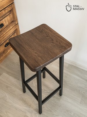 Табурет барный Stal-Massiv HALLS-М78