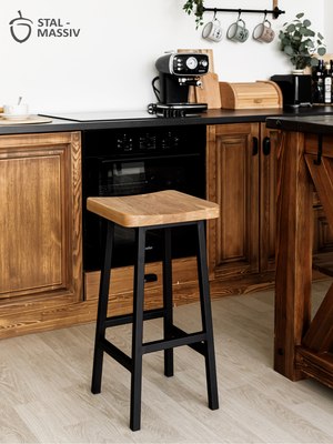 Табурет барный Stal-Massiv HALLS-М65