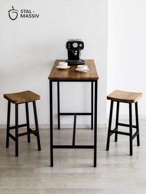 Табурет барный Stal-Massiv HALLS-М65