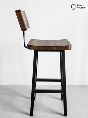 Стул барный Stal-Massiv HALLS-MS65