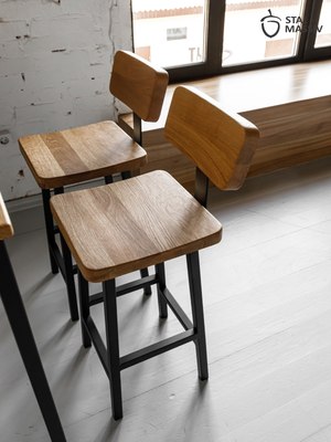 Стул барный Stal-Massiv HALLS-MS65