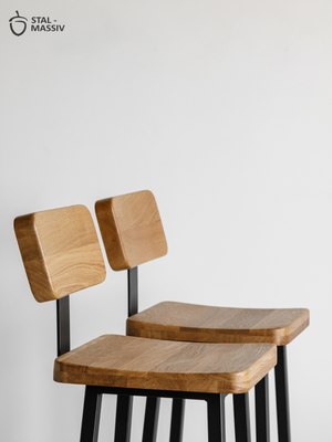 Стул барный Stal-Massiv HALLS-MS65