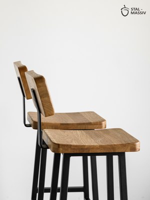 Стул барный Stal-Massiv HALLS-MS65
