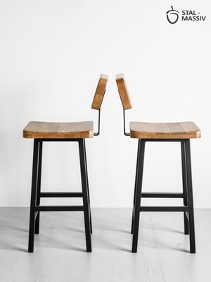 Стул барный Stal-Massiv HALLS-MS65