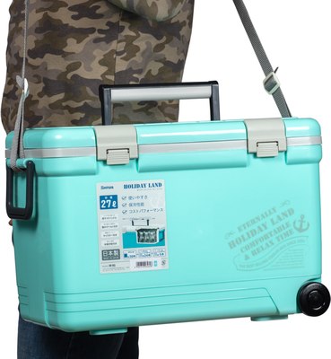 Термоконтейнер Shinwa Holiday Land Cooler / HLC-27H-BL