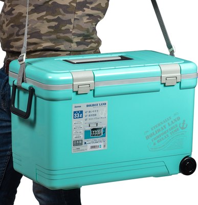 Термоконтейнер Shinwa Holiday Land Cooler / HLC-33H-BL