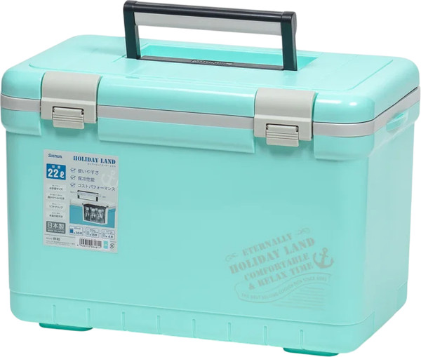 Термоконтейнер Shinwa Holiday Land Cooler / HLC-22H-BL - фото