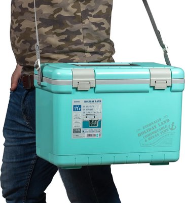 Термоконтейнер Shinwa Holiday Land Cooler / HLC-17H-BL