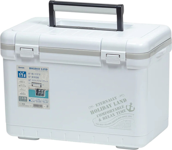 Термоконтейнер Shinwa Holiday Land Cooler / HLC-17H-W - фото