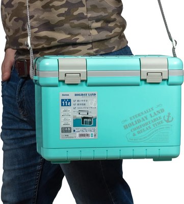 Термоконтейнер Shinwa Holiday Land Cooler / HLC-11H-BL