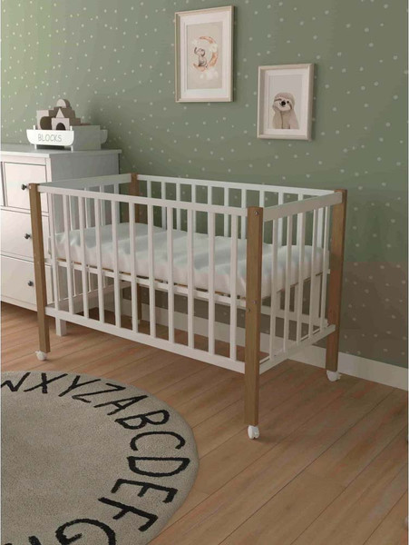 Детская кроватка СКВ 3190111-6 с матрасом Plitex Юниор-премиум 