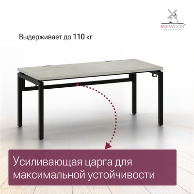 Компьютерный стол Millwood Будапешт 180x80x78.85