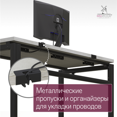 Компьютерный стол Millwood Будапешт 180x80x78.85