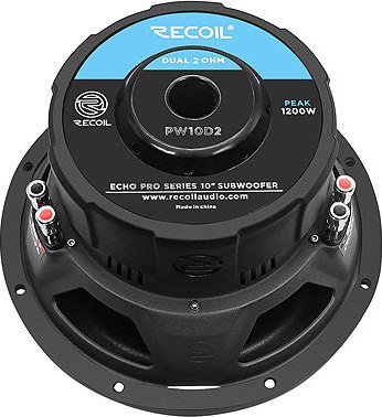 Головка сабвуфера Recoil PW10D2