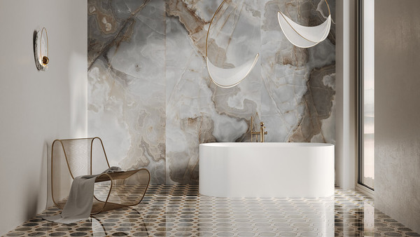 Ванна из искусственного мрамора Salini Perla 170x80 / 1049201M