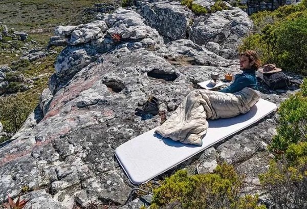 Туристический коврик Naturehike 200x65x3см / NH21FCD10-BL