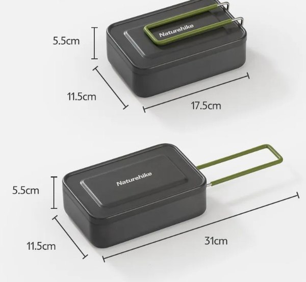 Котелок походный Naturehike NH21CJ011-G