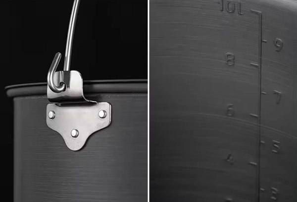 Котелок походный Naturehike NH19CJ003-DGR