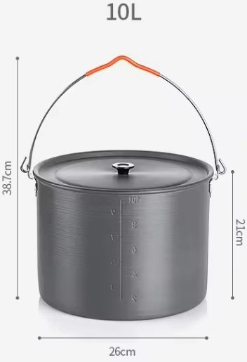 Котелок походный Naturehike NH19CJ003-DGR