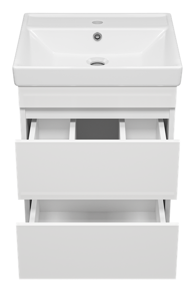 Тумба с умывальником Misty Енисей 50 / Э-Ени01050-012По2Я+БП-э000000550