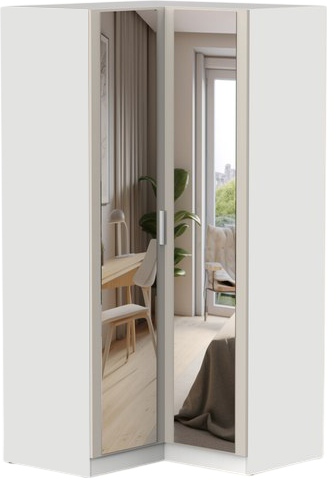 Шкаф Интермебель Марсель 2 зеркала / МР-12 - фото