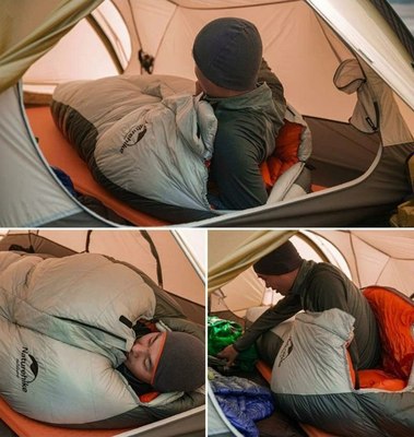 Спальный мешок Naturehike Arctic-17 / NH19YD005-SIL1000G 