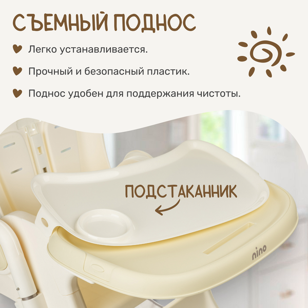 Стульчик для кормления NINO Banny