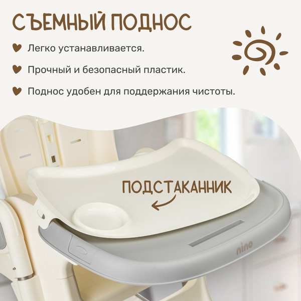 Стульчик для кормления NINO Banny