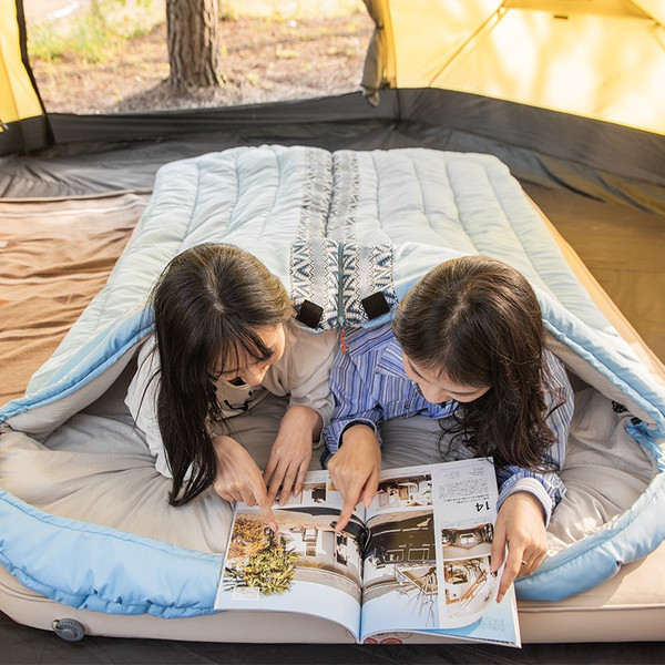 Спальный мешок Naturehike Envelope Down L350 / NH21MSD07-BLU350-P