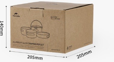 Походный набор Naturehike CNH22CJ002-PS