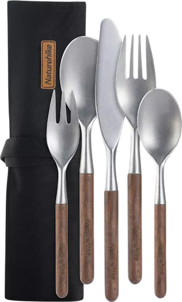 Набор столовых приборов походных Naturehike NH20CJ014-51 - фото