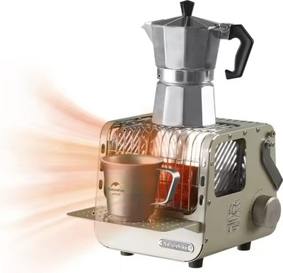 Обогреватель газовый для палатки Naturehike CNK2300CW018-G (бежево-серый)