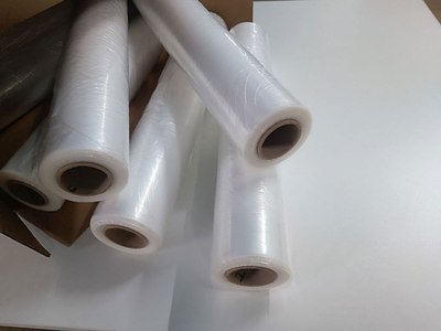 Пленка строительная Everplast Полотно стрейч ручной 17мкм 500мм 300м.п. / EV17500300WH