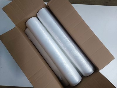 Пленка строительная Everplast Полотно стрейч ручной 17мкм 500мм 300м.п. / EV17500300WH