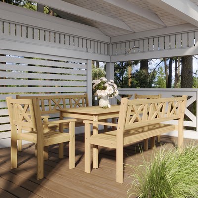 Скамья садовая Sundays Ф-183.03 1590x900x640 