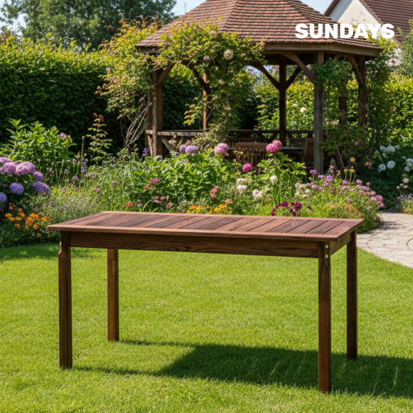 Стол садовый Sundays Ф-183.01 1334x750x770 (орех)