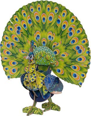 Конструктор Makebug Voices of Nature Зеленый павлин MB-D-0016 - фото