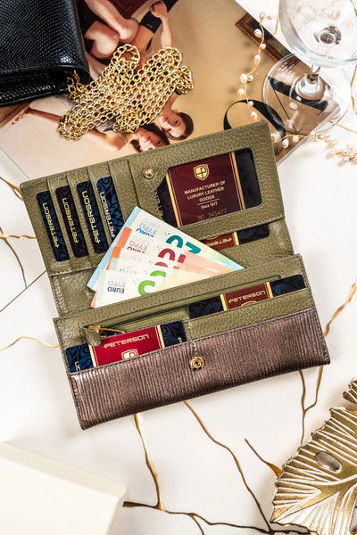 Портмоне Peterson PTN 72037-PR Gray