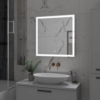 Зеркало Континент Clamm Led 70x70