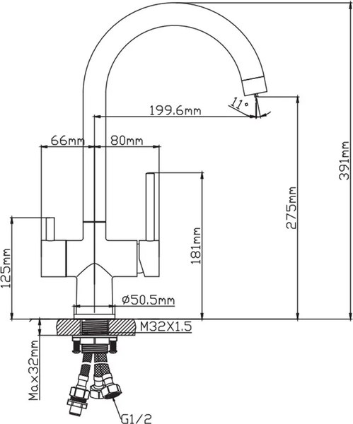 Смеситель Diadonna Д49-19046BL