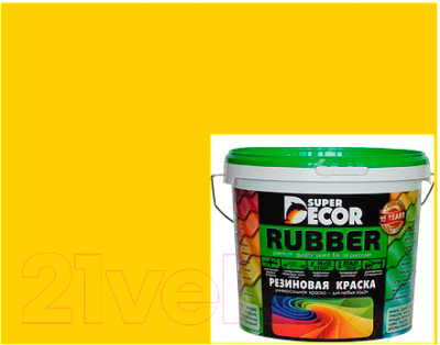 Краска Super Decor Резиновая №03 Спелая дыня