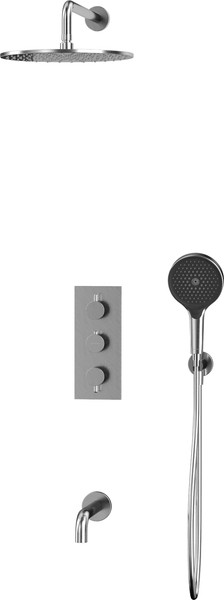 Душевая система со смесителем Whitecross Y YSET11TOPNIB