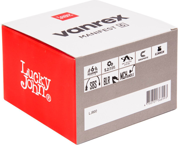 Катушка безынерционная Lucky John Vanrex Manifest 6 3000FD / LJ800-30FD