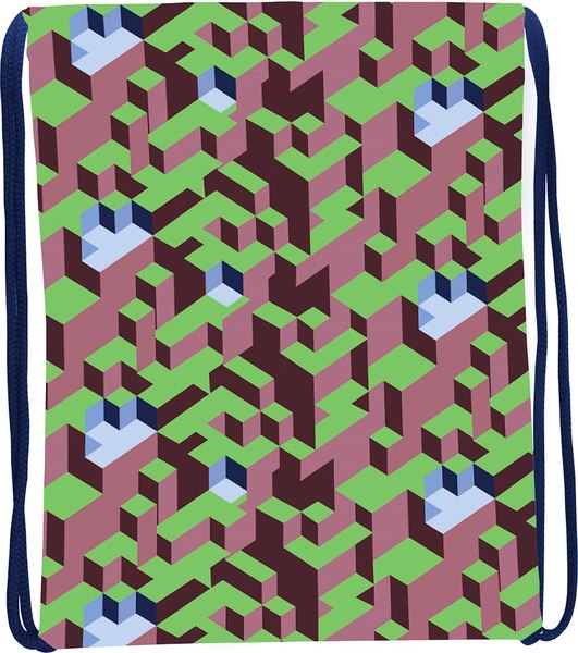 Мешок для обуви Centrum Зеленая абстракция / 71086 - фото