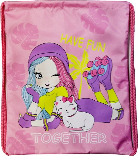 Мешок для обуви Centrum Девочка на роликах / 70030 - фото