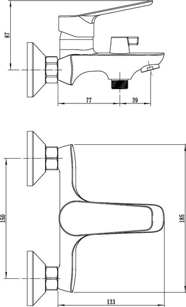 Смеситель Voda Wind WND54 / WND54acs