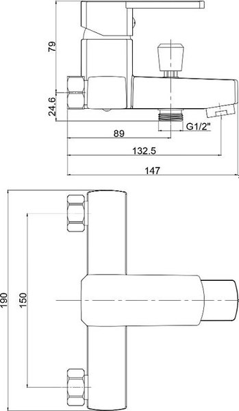 Смеситель Voda Iceberg IC54